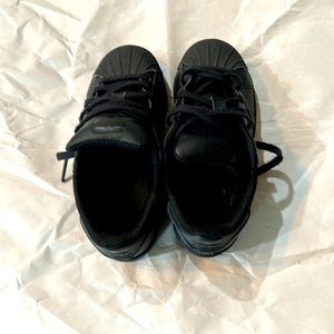 Adidas Black SUPERSTAR SHOES for Little Kids - Size 12 - Barely Worn